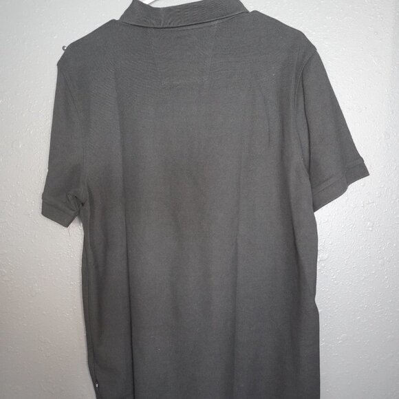 Nautica Mens Black White Logo Short Sleeve Classic Fit Polo Size Medium - Picture 6 of 7